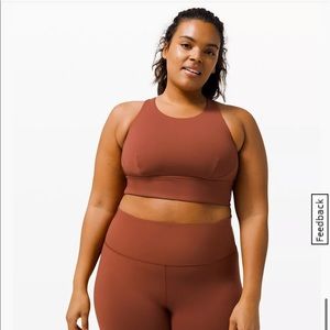Lululemon Wonder Train Longline Sports Bra